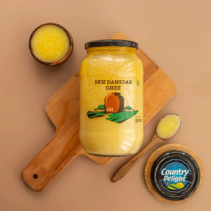 Country Delight Desi Danedar Ghee, 900 ml-3.webp